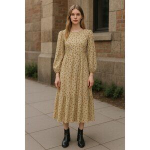 LUSH Women Floral Midi Dress MEDIUM